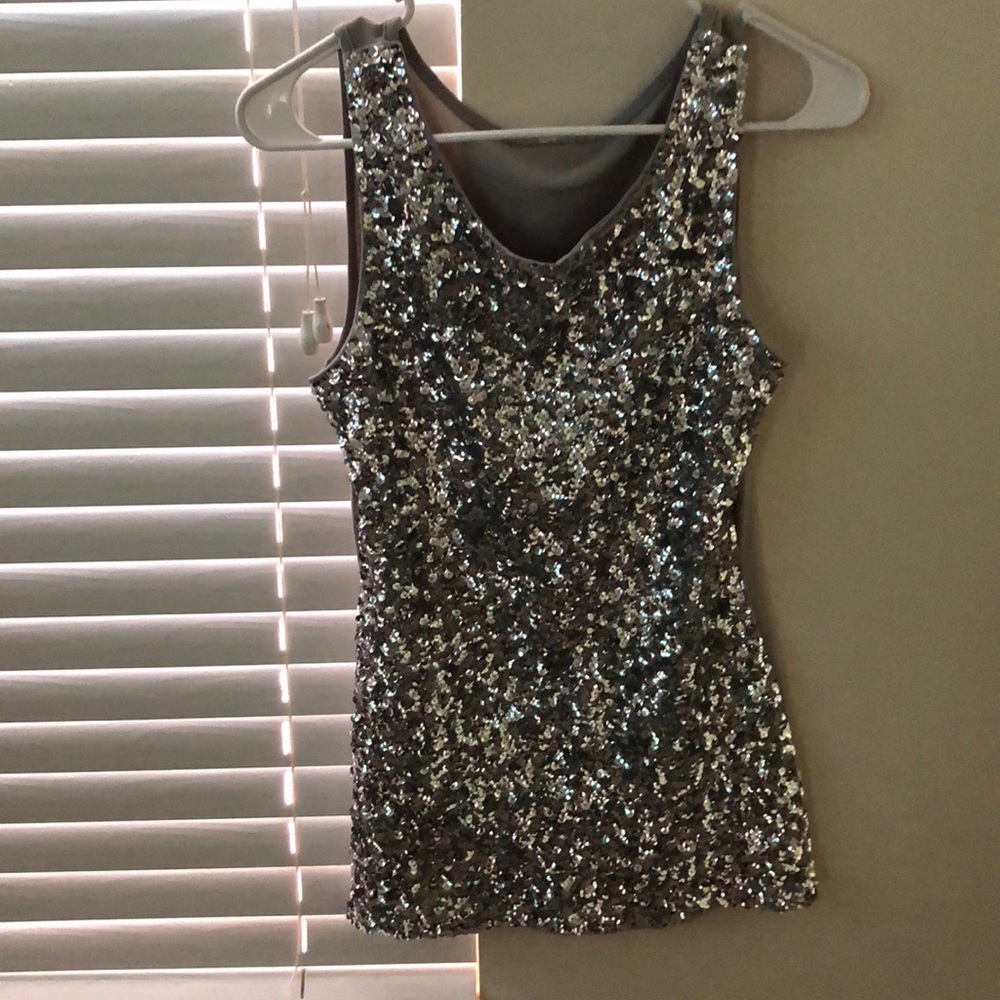 XL sequin top